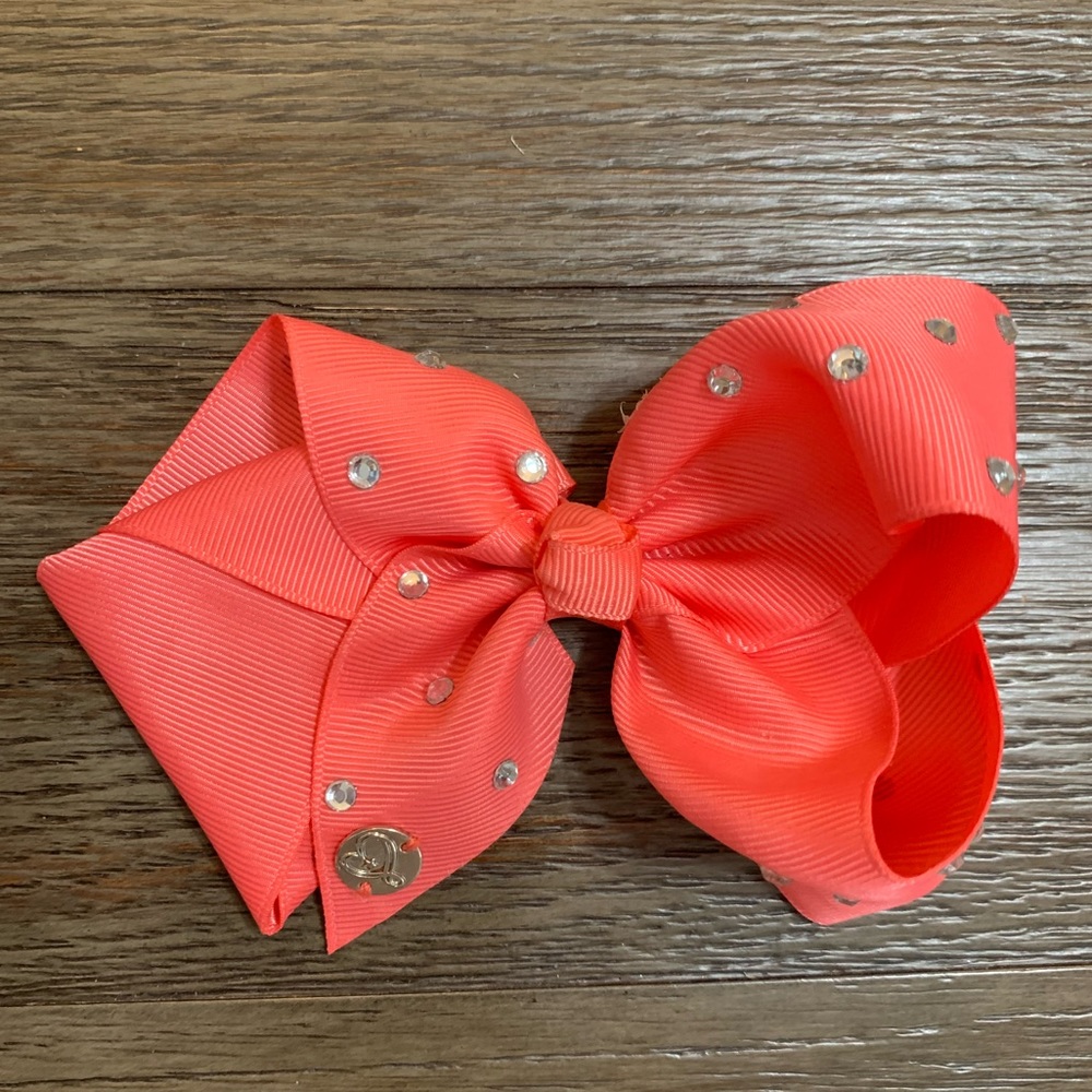 Jojo Siwa Small Tangerine Bow
